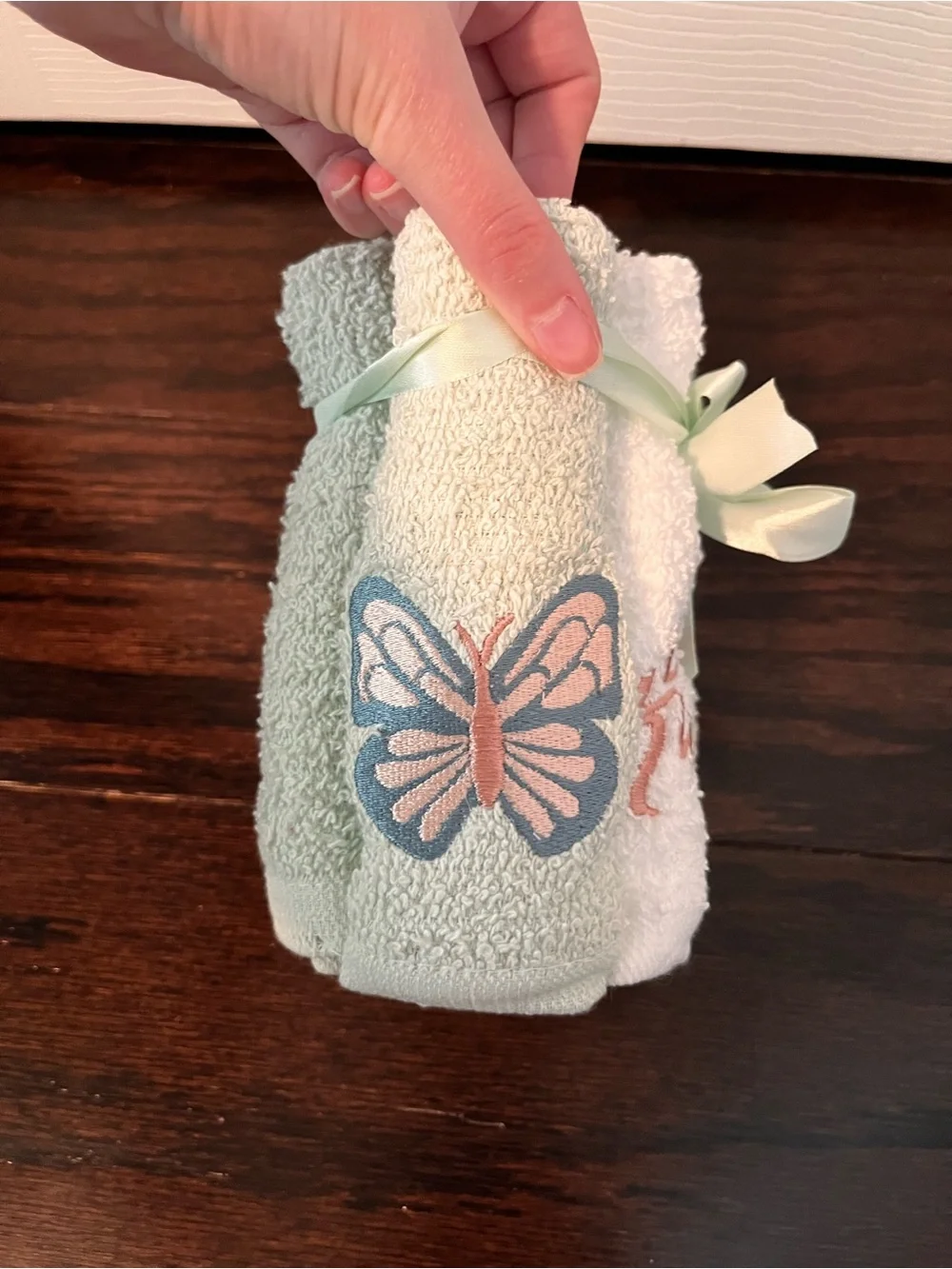 Embroidered Decorative Towels - set of 5